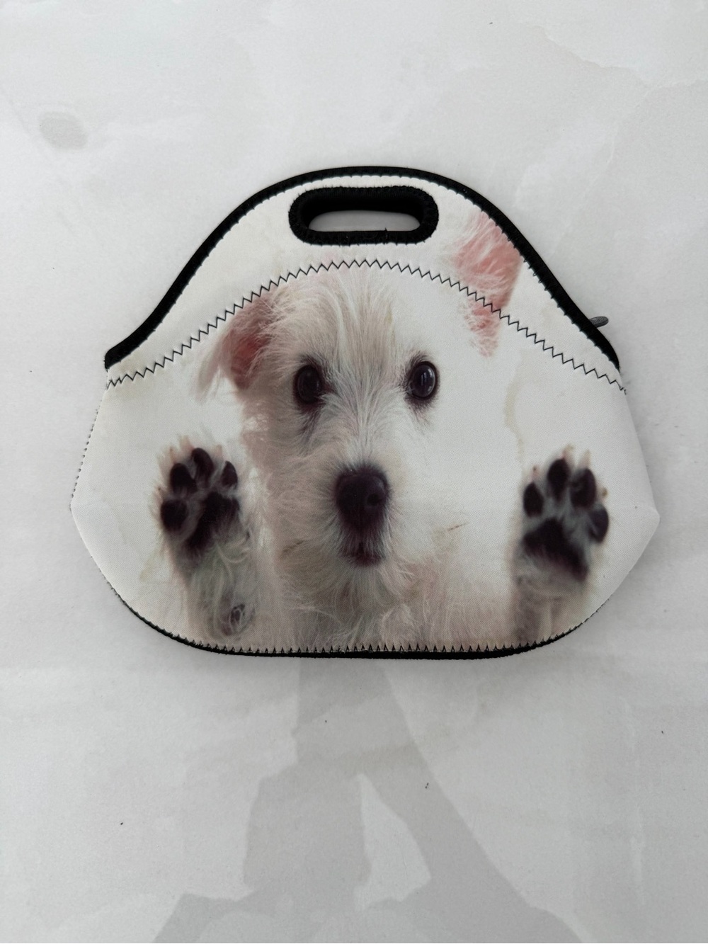 Icolor Cute Puppy Dog Soft Insulated Neoprene Lunch Box Food Tote Bag